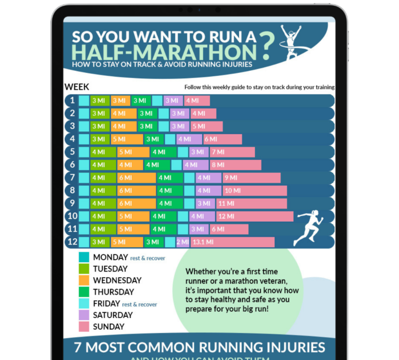 how-to-prepare-for-a-half-marathon-infographic-celebration-foot